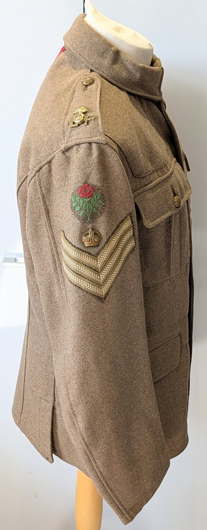 WW1 1902 Pattern ORs Tunic Jacket Lancashire Fusiliers Staff Sergeant 1916