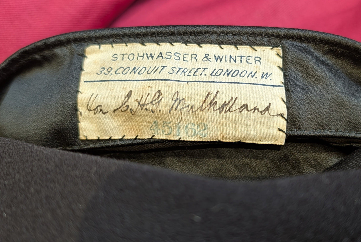 Rare Edwardian 11th Hussars Officers Cloak & Cape To C H G Mulholland DSO OBE