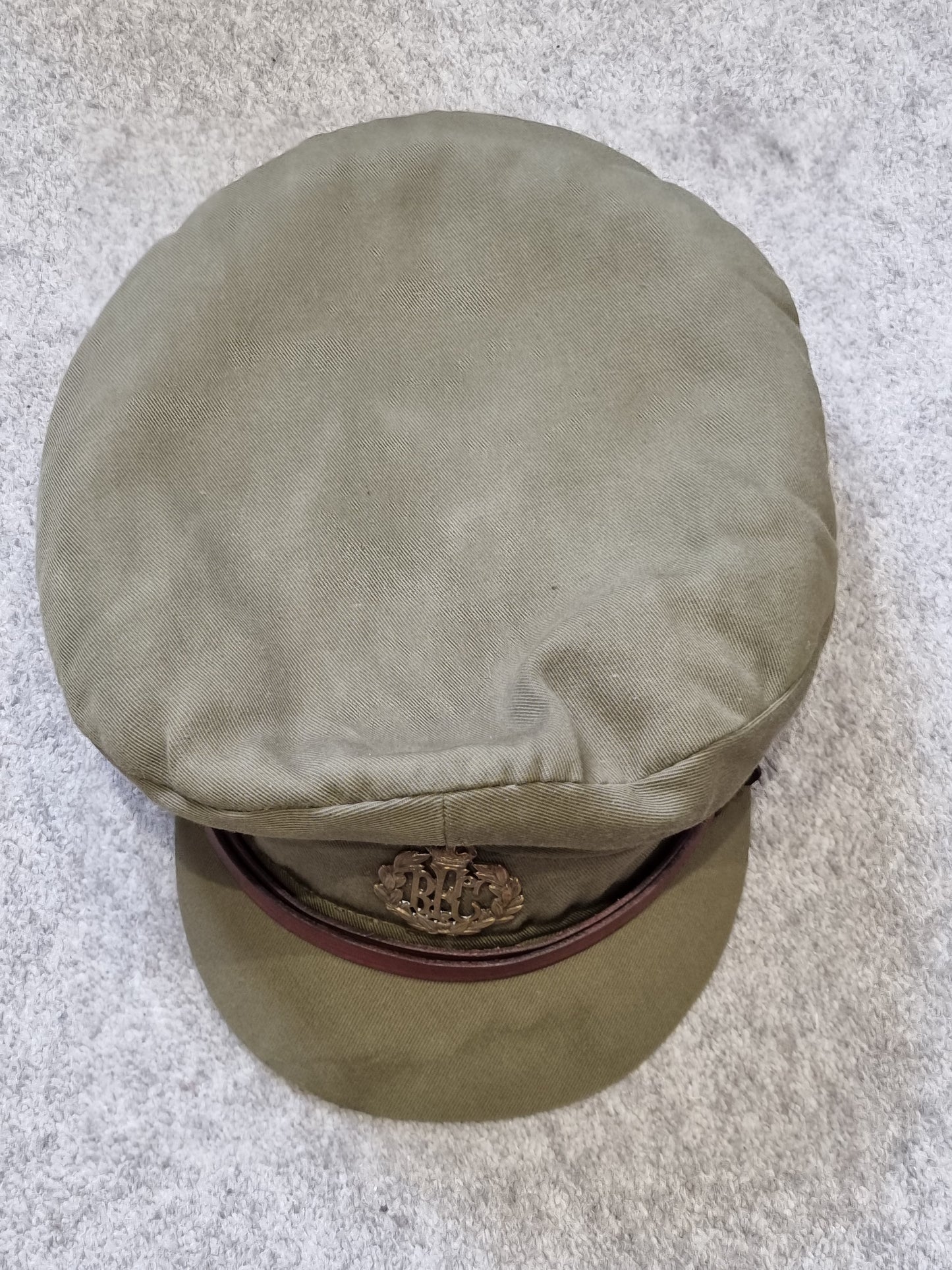 SOLD! Fantastic Rare WW1 Royal Flying Corps RFC Floppy Visor Trench Cap