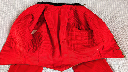 Victorian South Staffordshire Scarlet Undress Shell Jacket & Waistcoat