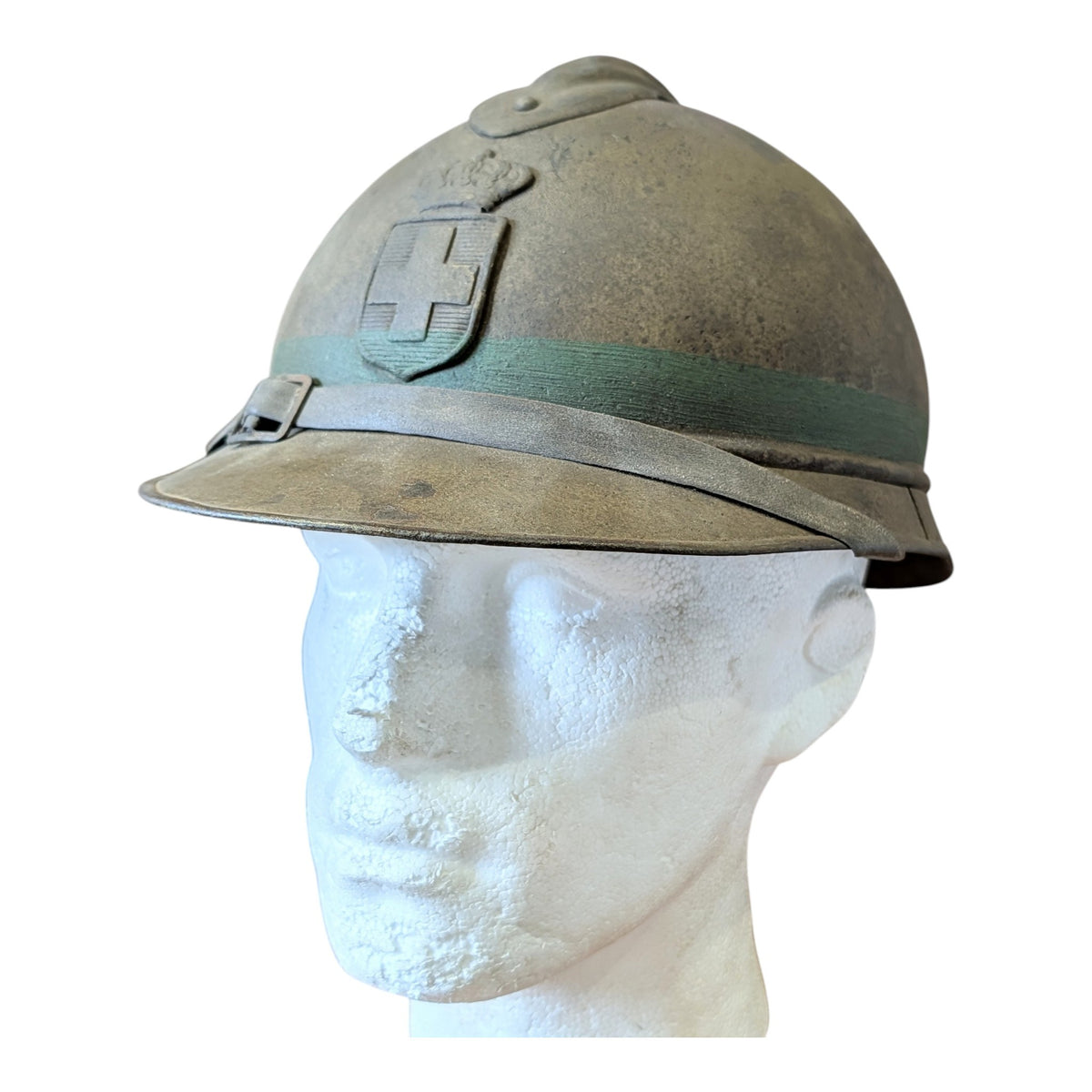 Extremely Rare WW1 Greek Army M18 ‘Adrian’ Helmet