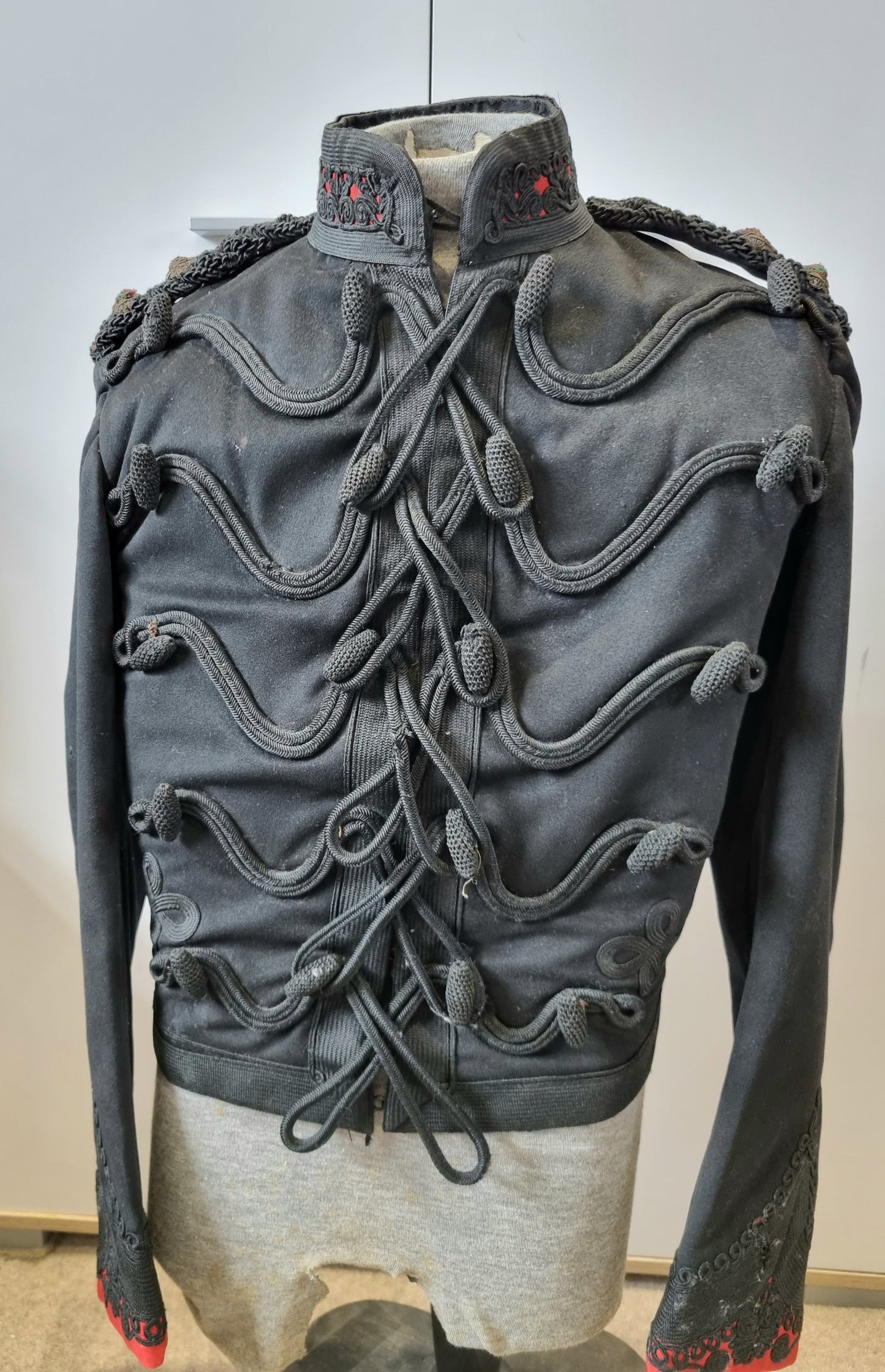 SOLD! Pre WW1 Edwardian King's Royal Rifle Corps Lieutenant's Frogged Mess Jacket