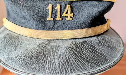 Lovely WW1 French Army 114th Infantry Regt Captain's Kepi Cap Hat