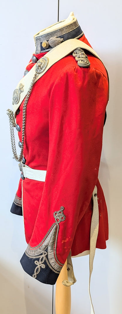 Victorian 1st Volunteer Battalion Royal Fusiliers Scarlet Jacket, Belt & Crossbelt Named to H R B Hickman