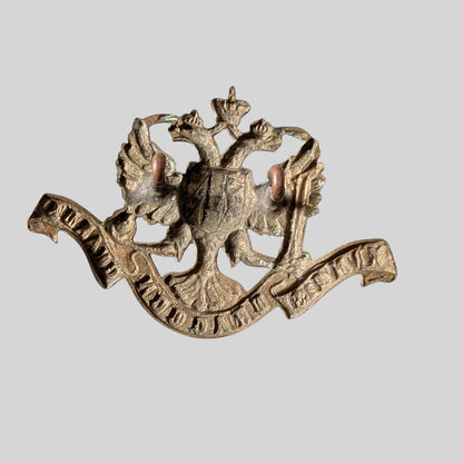 Victorian 1st King's Dragoon Guards Brass Cap Badge - Pre 1903