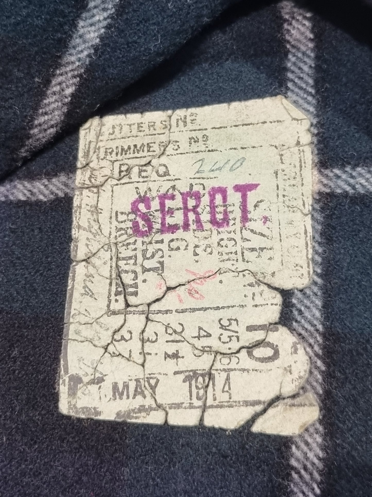SOLD! Rare WW1 Highland Light Infantry HLI / Seaforths Trews Trousers 1914