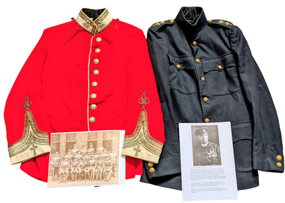 Rare Victorian Boer War Jackets - Chaplain Sidney Reeves Barnes OBE York & Lancs