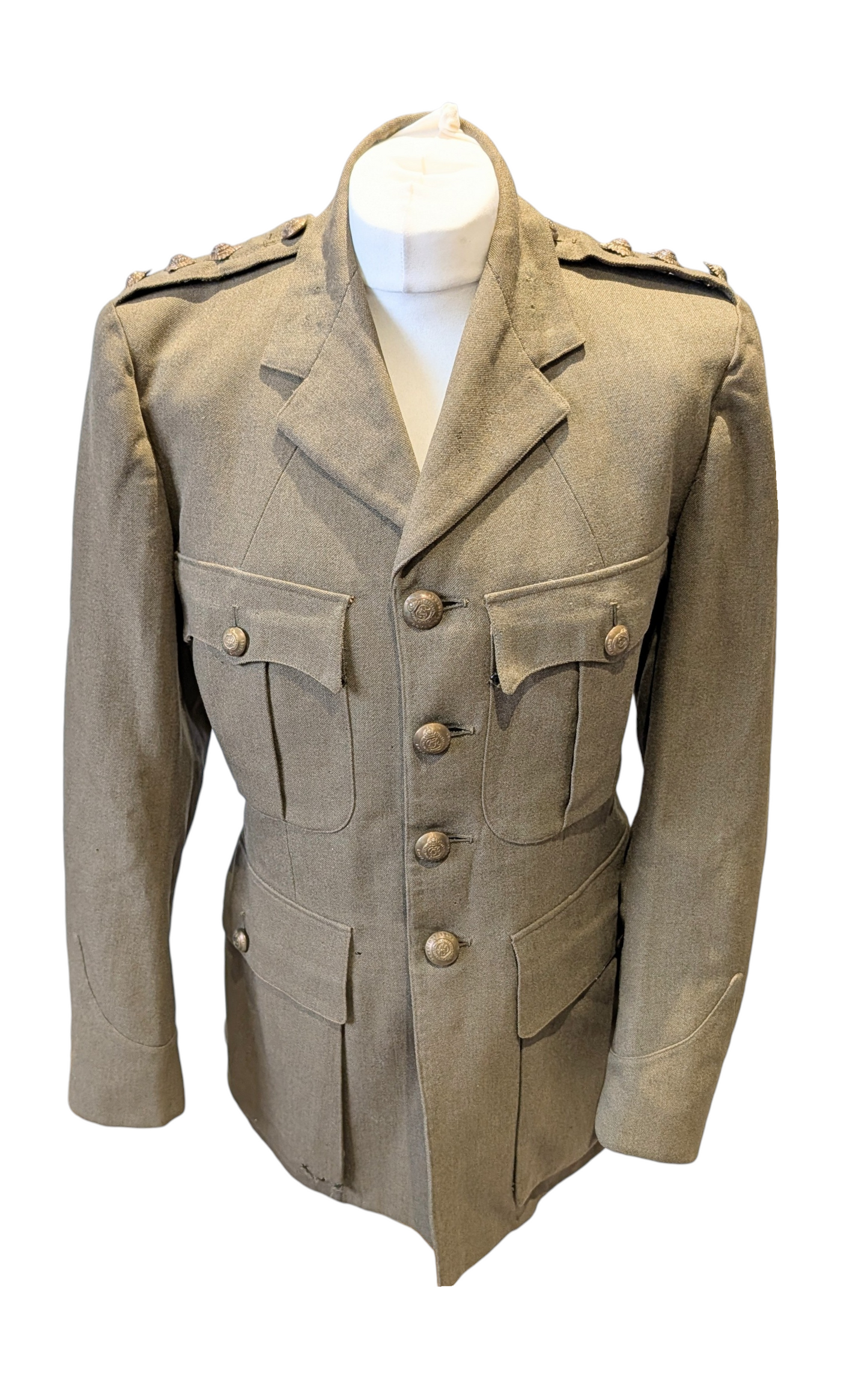 WW2 Royal Engineers Captain's Uniform Service Jacket 1941 Named