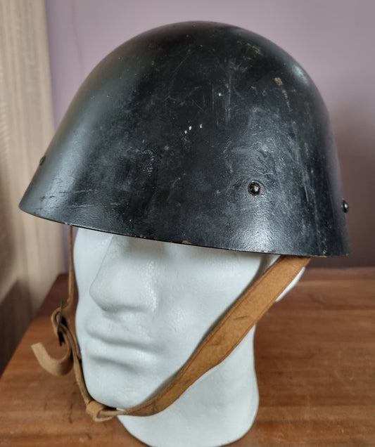 SOLD! Post-War Reused WW2 Czechoslovakian Vz32 Helmet