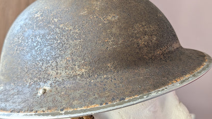 SOLD! Early WW2 Dunkirk Era British Army Brodie Helmet Dated 1939, Attributed