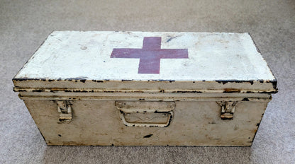 WW2 Emergency Fire Brigade Medical First Aid Tin Box with Contents 1941