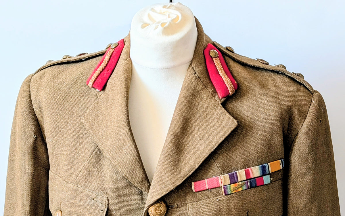 WW2 Royal Engineers Colonel's Uniform Service Jacket OBE MC WW1 MID