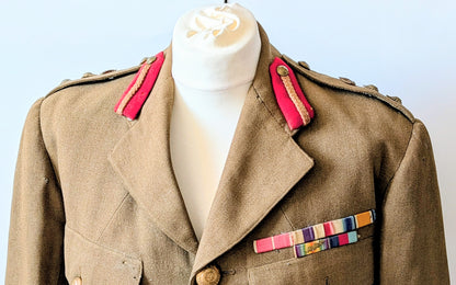 WW2 Royal Engineers Colonel's Uniform Service Jacket OBE MC WW1 MID