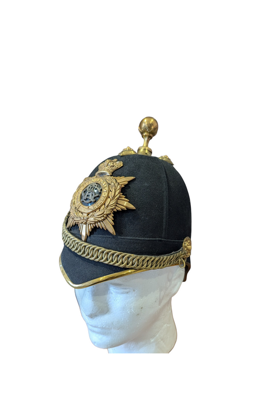 Lovely Victorian Army Service Corps Officers Home Service Helmet - Named