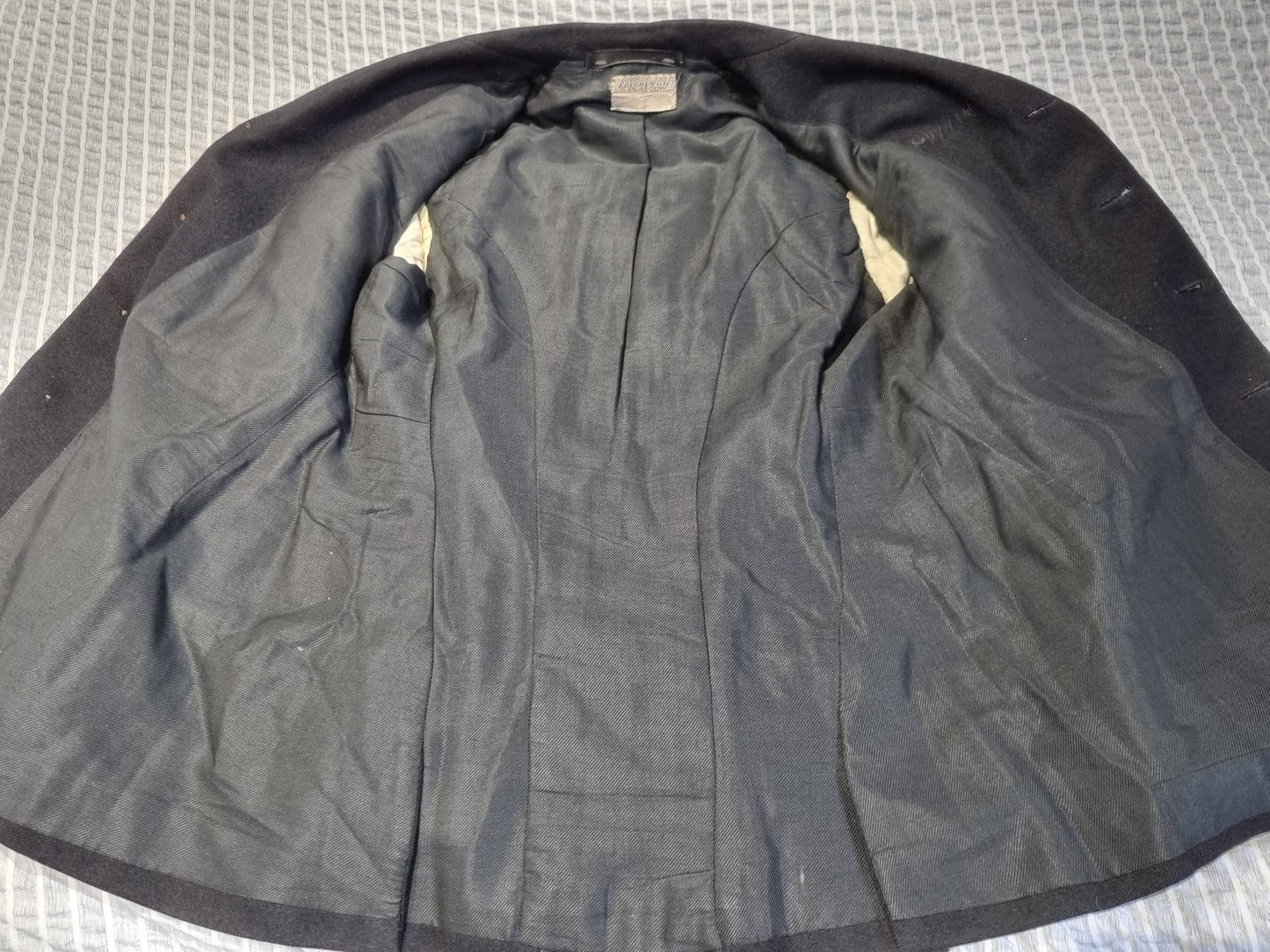 Rare WW1 Highland Light Infantry HLI Major's Cutaway No 1 Blue Dress Jacket - Named