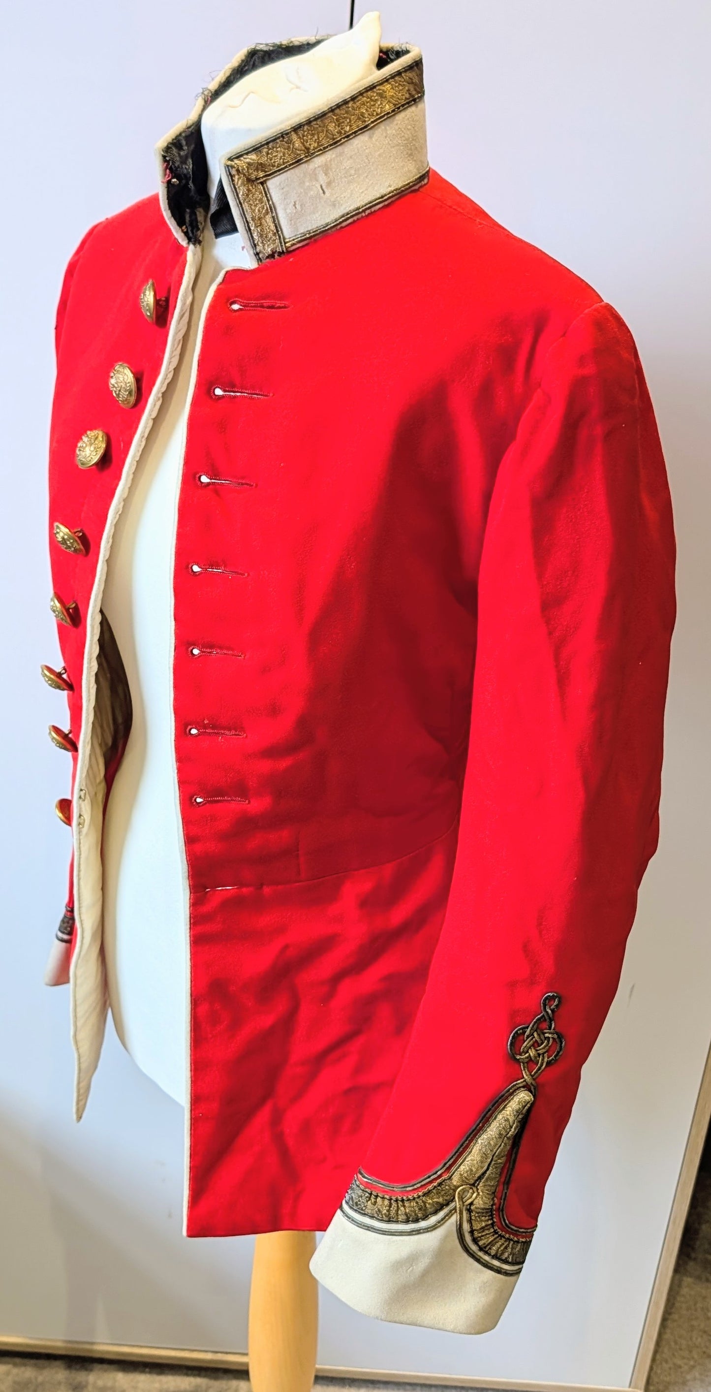 SOLD! Rare Pre WW1 British Army Essex Regiment Scarlet Tunic Dated 1912