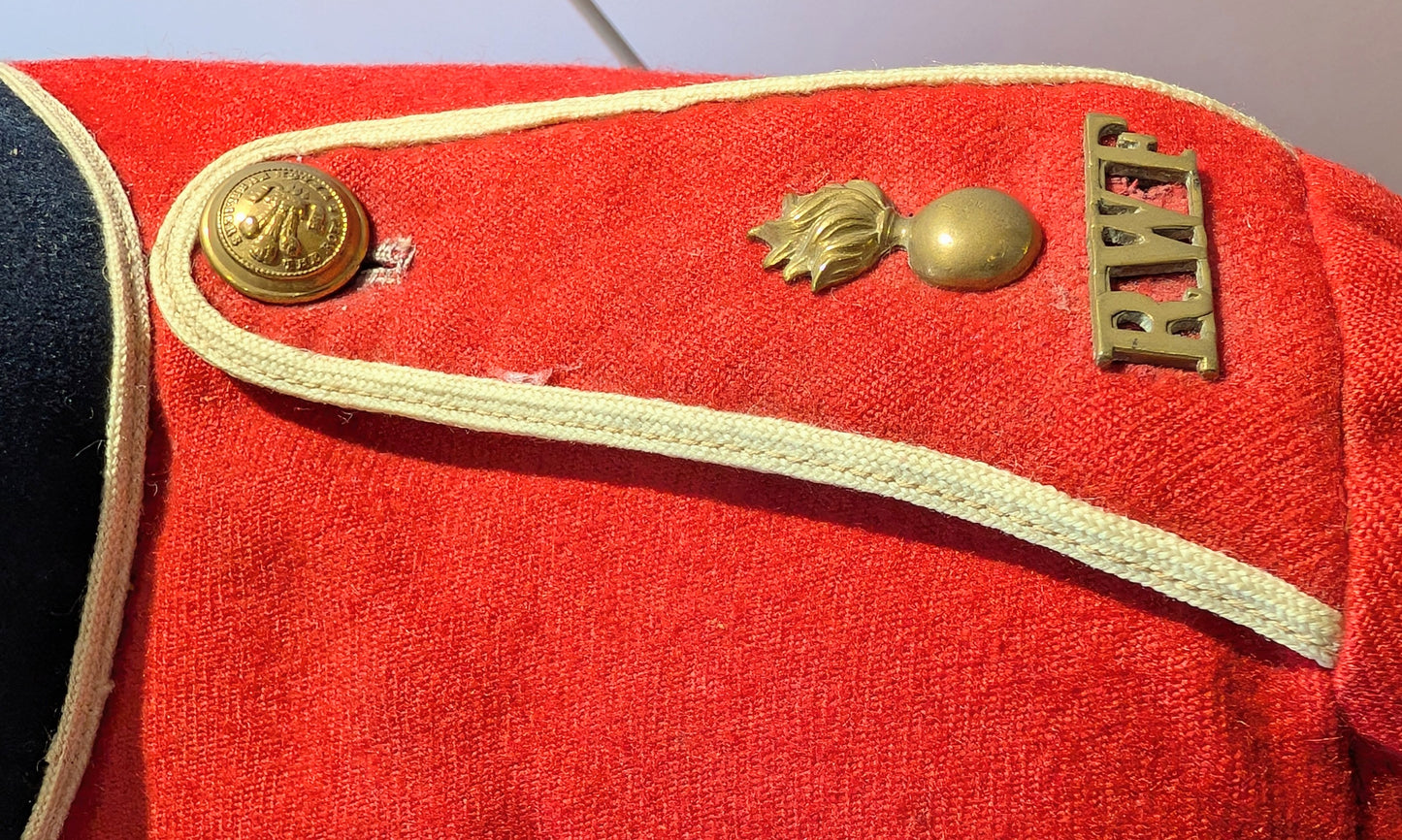 Rare Early Edwardian British Army Royal Welch Fusiliers Scarlet Frock