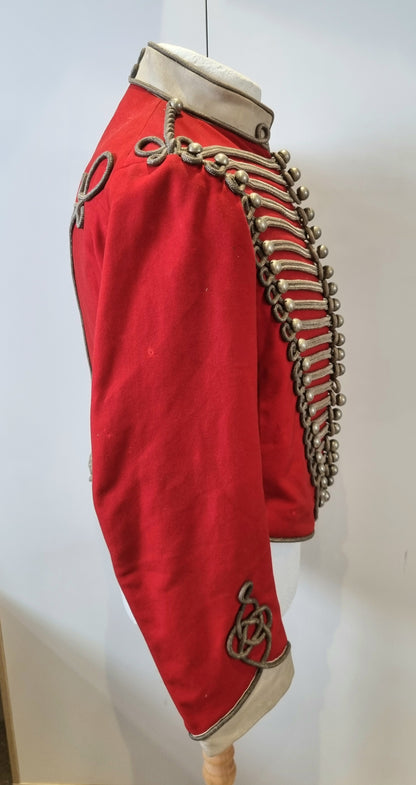 Superb Victorian Westmorland & Cumberland Hussars Scarlet Shell Jacket, Dated 1899