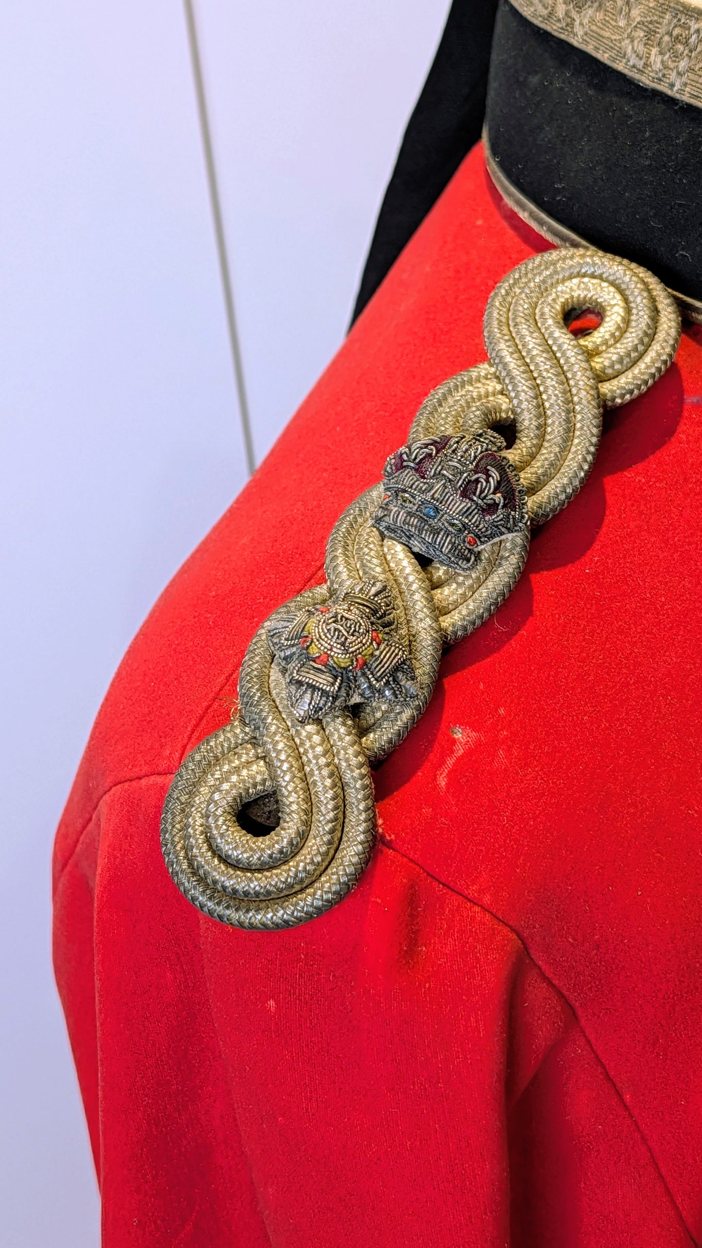 Edwardian British Army Royal Welch Fusiliers Scarlet Tunic Lt Colonel