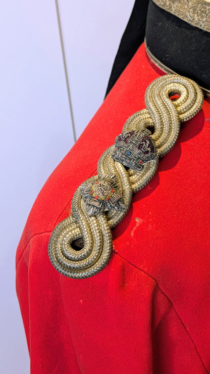 Edwardian British Army Royal Welch Fusiliers Scarlet Tunic Lt Colonel