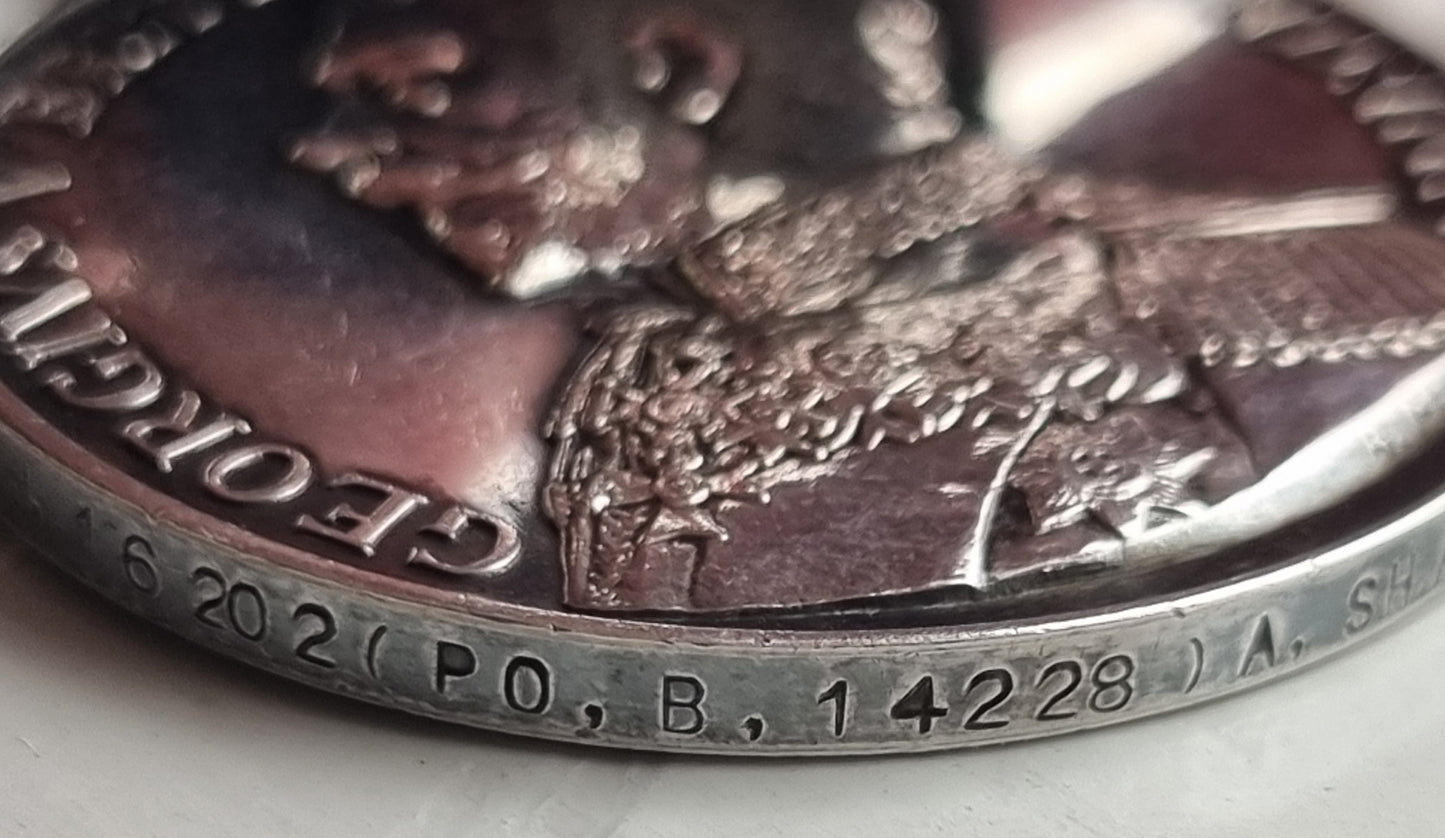 WW1 Trio Long Service & Good Conduct Medal Set to Leading Seaman Albert Victor Sharp- HMS Caroline (Jutland Interest)