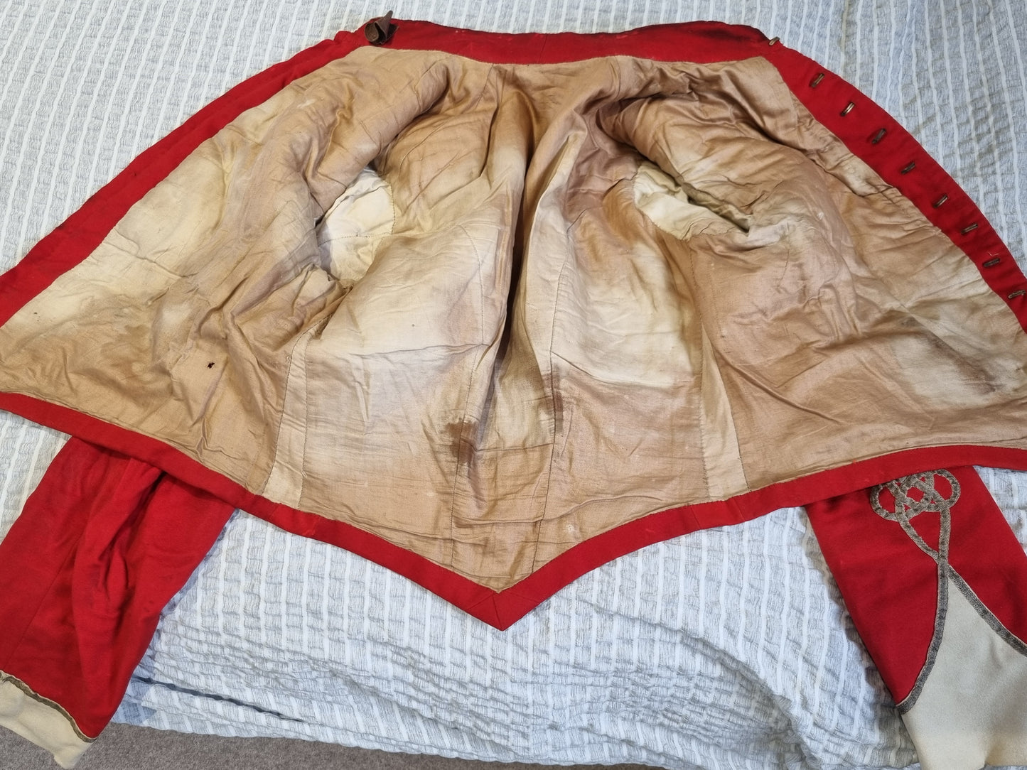 Superb Victorian Westmorland & Cumberland Hussars Shell Jacket & Trousers, Dated 1889