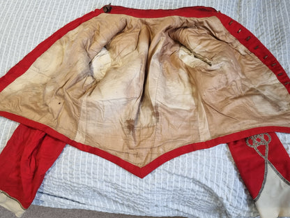 Superb Victorian Westmorland & Cumberland Hussars Shell Jacket & Trousers, Dated 1889