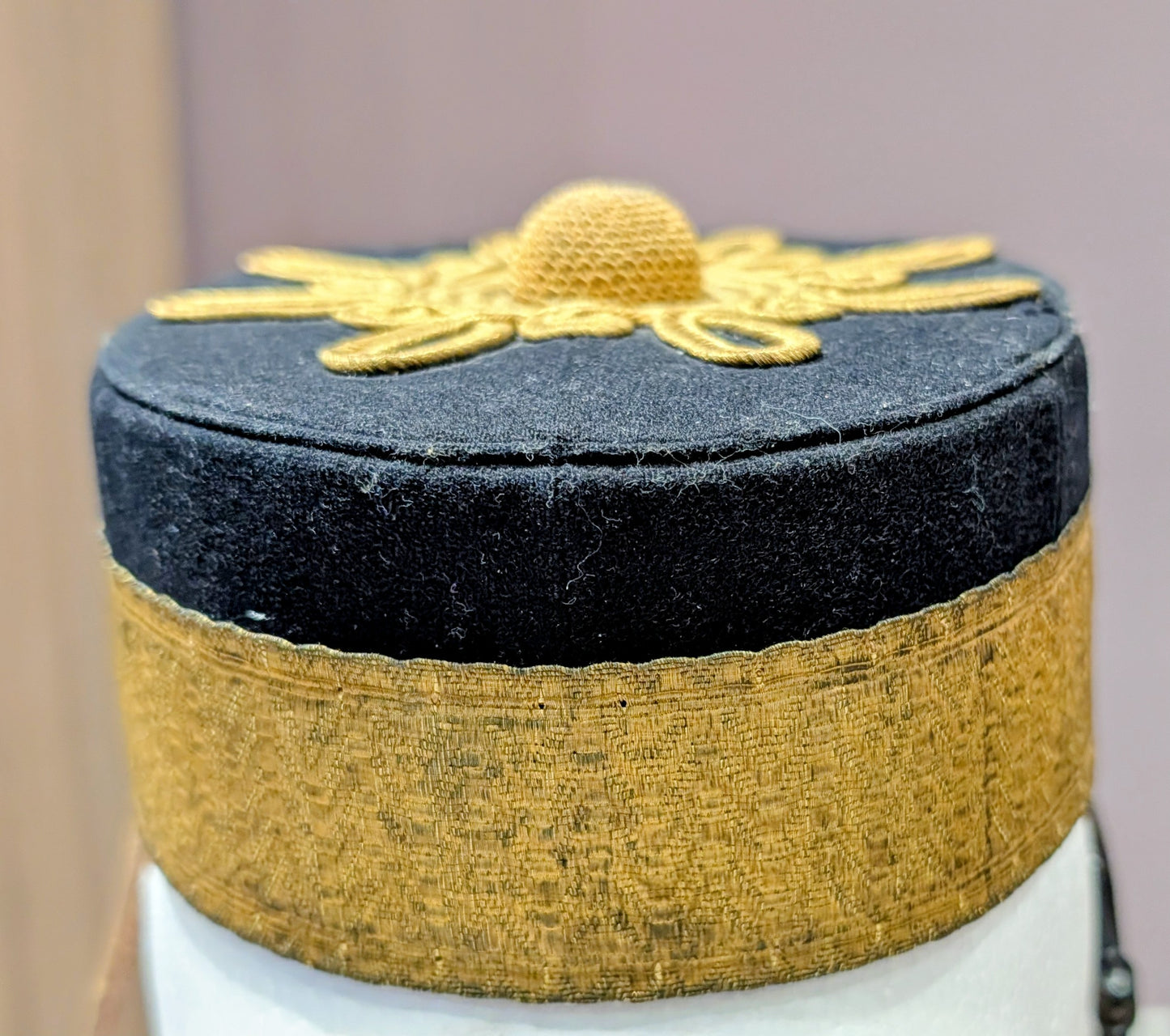 Victorian Royal Artillery  Senior NCO Pill Box hat With Chinstrap