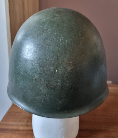 Rare WW2 Italian Experimental Rivetless M33 Helmet, Named