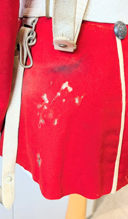 Victorian 1st Volunteer Battalion Royal Fusiliers Scarlet Jacket, Belt & Crossbelt Named to H R B Hickman