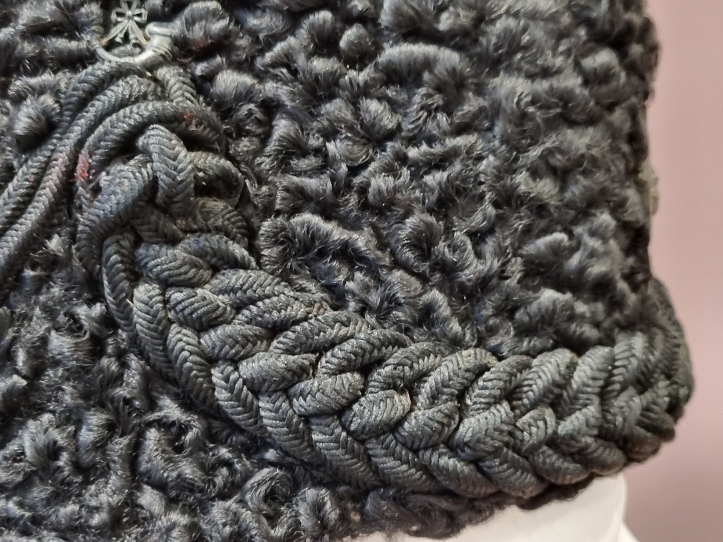 SOLD! Rare Victorian British Army Kings Royal Rifle Corps Astrakan Wool Busby