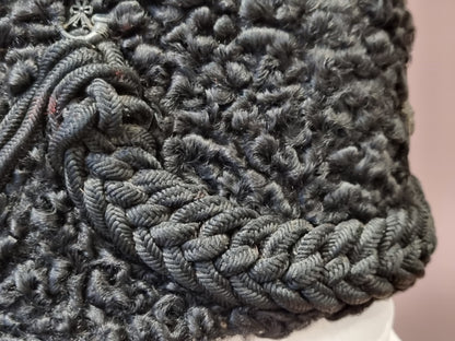 SOLD! Rare Victorian British Army Kings Royal Rifle Corps Astrakan Wool Busby