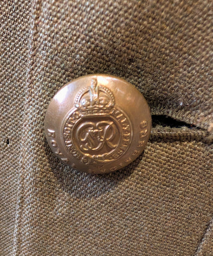 WW2 Royal Engineers Captain's Uniform Service Jacket 1941 Named