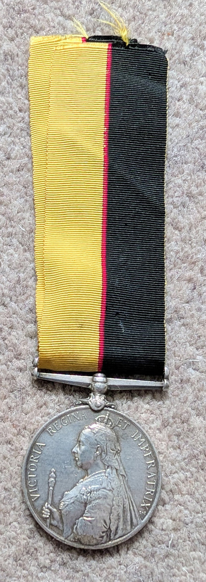 SOLD! Rare Rifle Brigade Sudan/Boer War Medals Set & Astrakhan Busby to Lt Harman DSO