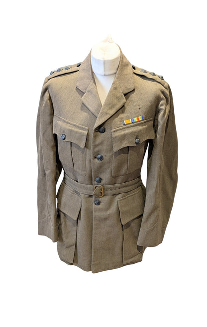 WW1 British Army Captain's Rifle Brigade Uniform Jacket Dated 1918