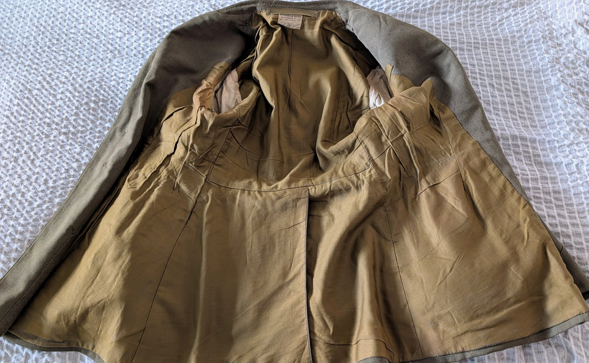 WW1 British Staff Officer Cap, Jacket & Sam Browne W B Robertson MC 1917