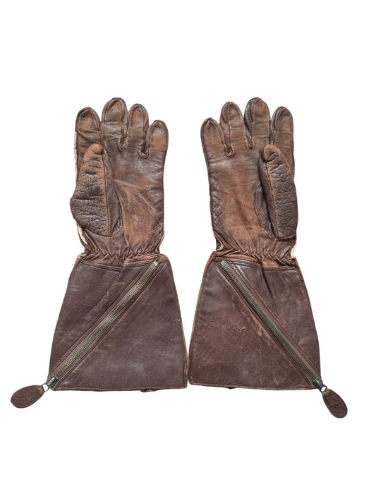 WW2 1941 Pattern RAF Flying Gloves, Air Ministry Stamped