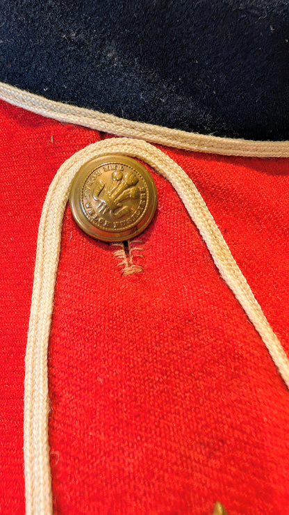 Rare Early Edwardian British Army Royal Welch Fusiliers Scarlet Frock