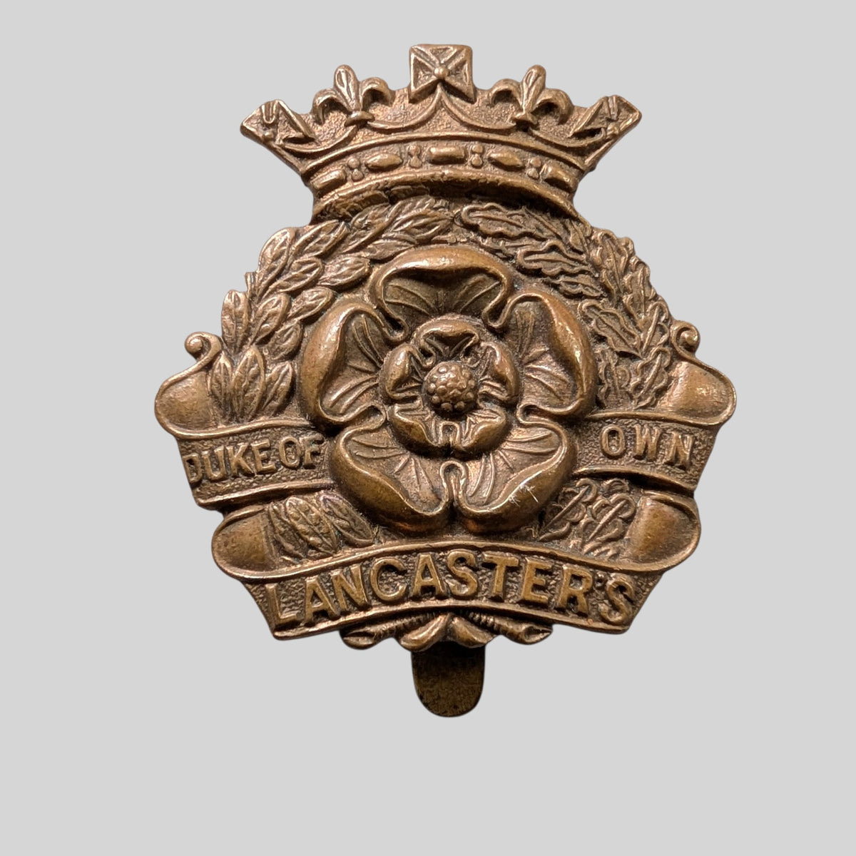 Duke Of Lancaster's Own Yeomanry Regiment Brass Cap Badge