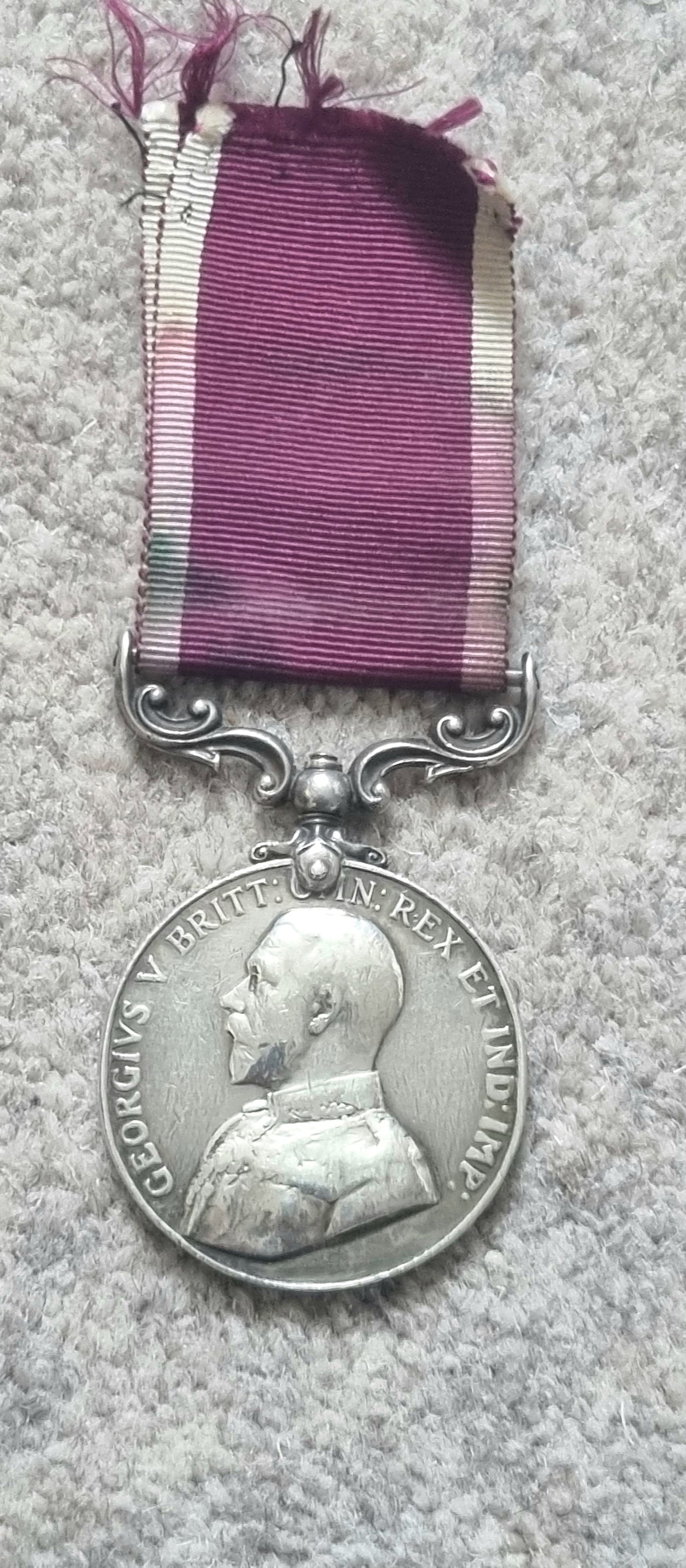 SOLD! WW1 4 Medal Group Mons Star with 5th Aug Clasp and LS&GC medal - George Belford 1 Btn South Wales Borderers BEF Wounded 17th Nov 1914