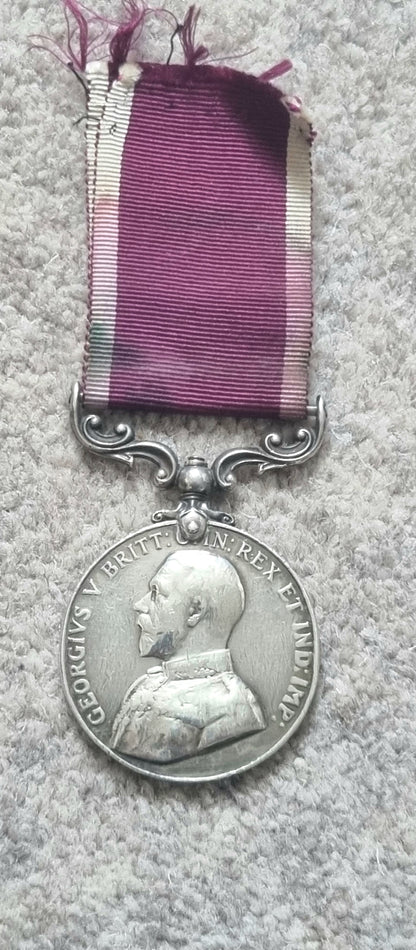 SOLD! WW1 4 Medal Group Mons Star with 5th Aug Clasp and LS&GC medal - George Belford 1 Btn South Wales Borderers BEF Wounded 17th Nov 1914