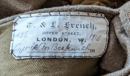 SOLD! WW1 British Army Captains Jacket Coldstream Guards - William M Beckwith DSO
