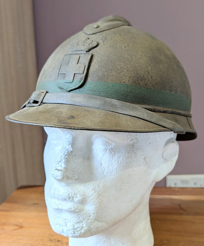 Extremely Rare WW1 Greek Army M18 ‘Adrian’ Helmet