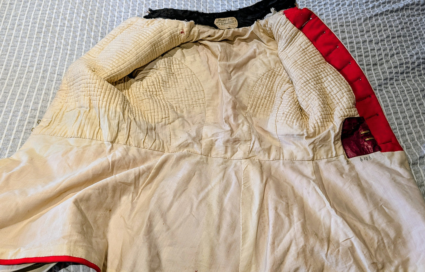 SOLD! Rare Pre WW1 British Army Essex Regiment Scarlet Tunic Dated 1912