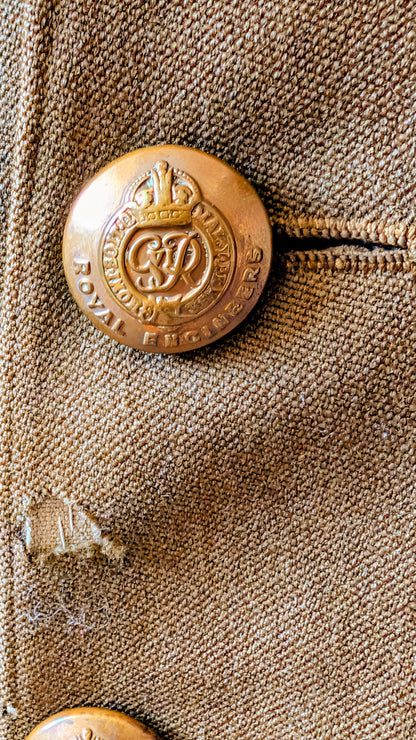 WW2 Royal Engineers Colonel's Uniform Service Jacket OBE MC WW1 MID