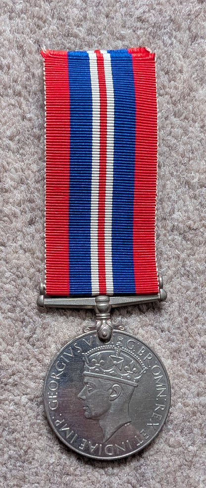 SOLD! WW2 Casualty KIA 4 Medal Group Issue Box & Award Slip LESLIE ALBERT MARSHALL