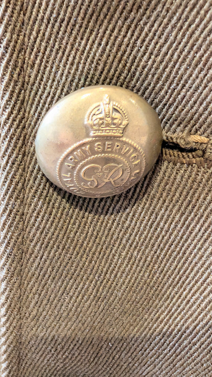 Lovely WW2 1939 Saville Row RASC 2nd Lieutenant's Jacket - S Mitchell