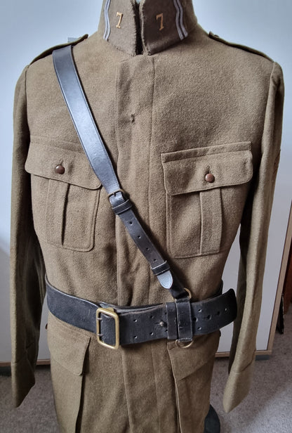 SOLD! Rare WW1 French 7th Tirailleur Colonial Uniform & M1915 ‘Adrian’ Helmet Set
