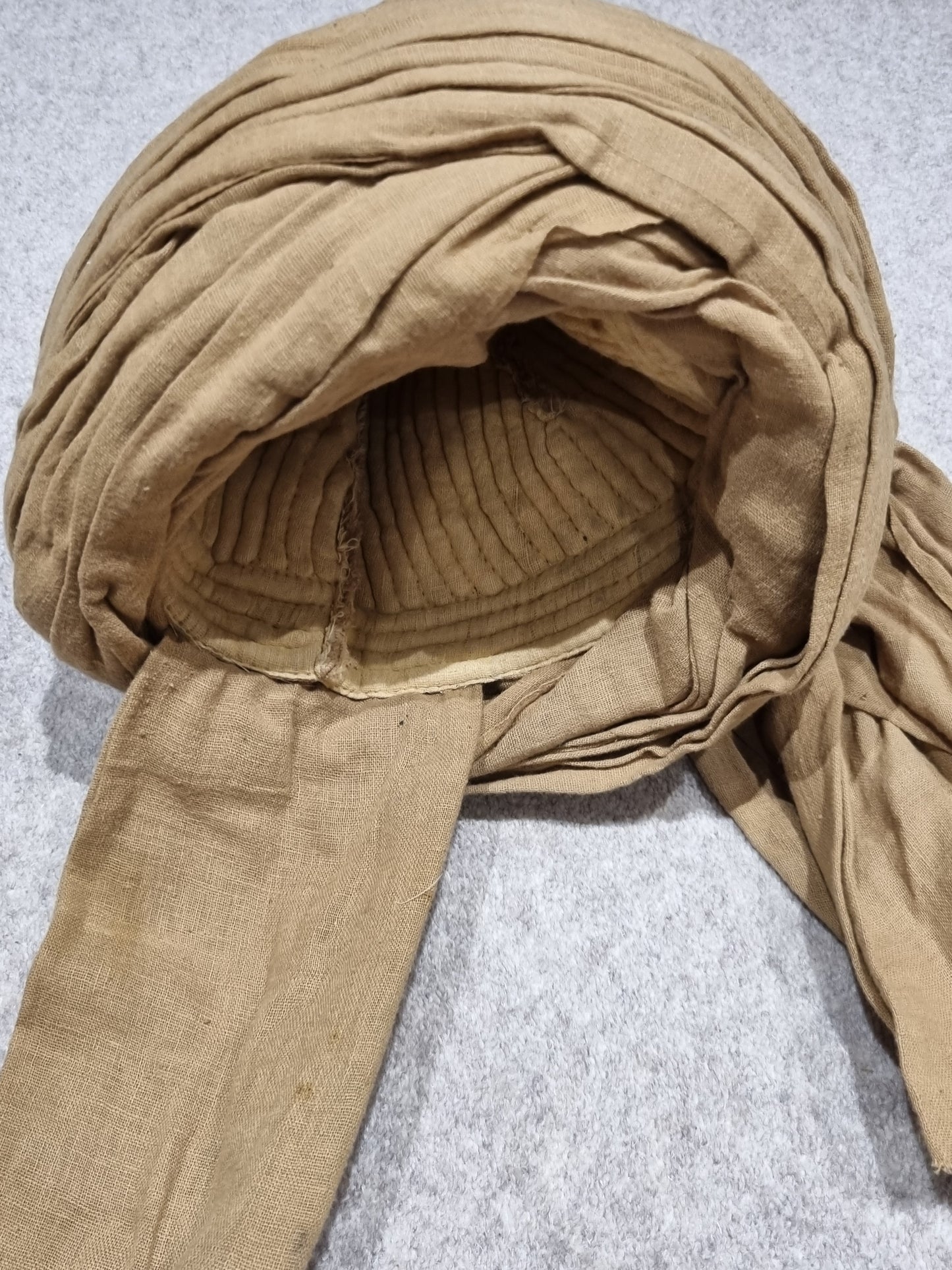 Very Rare WW2 Indian Army Sikh Khulla Pagri Turban