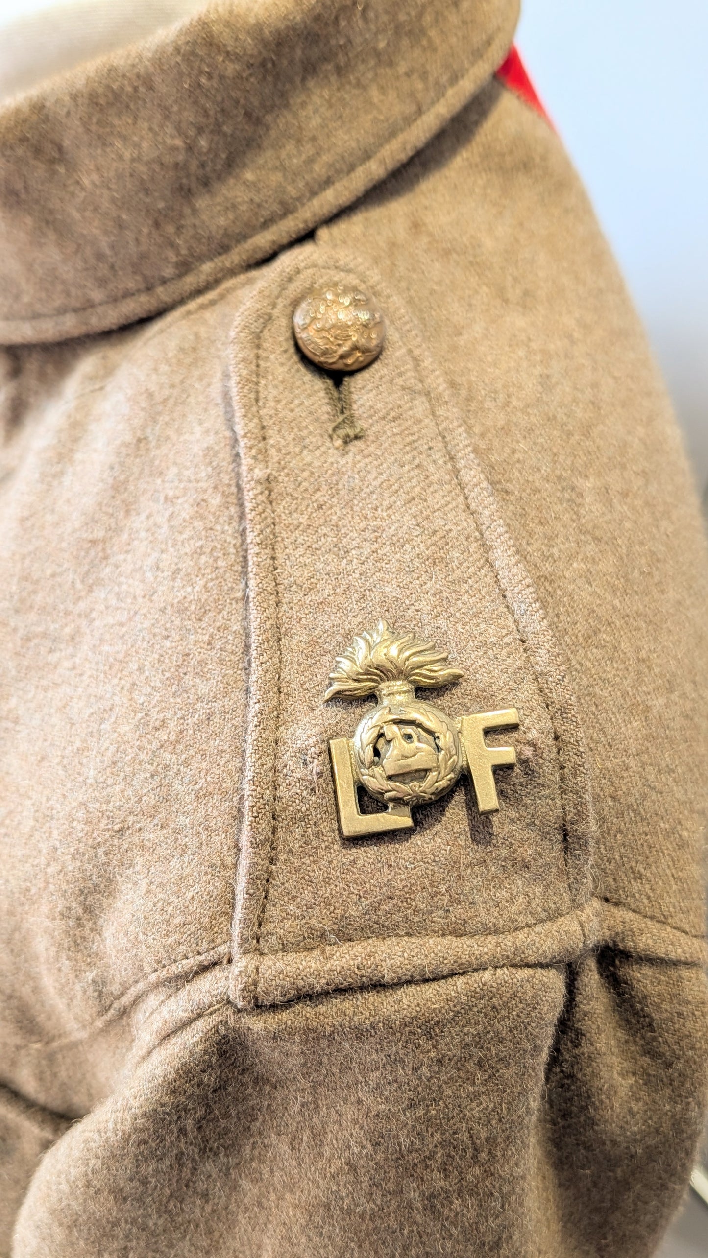 WW1 1902 Pattern ORs Tunic Jacket Lancashire Fusiliers Staff Sergeant 1916